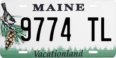 ME license plate 9774TL