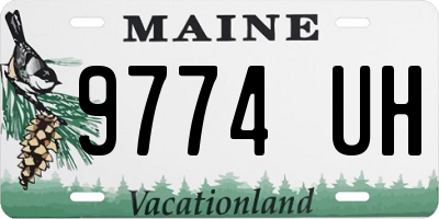 ME license plate 9774UH