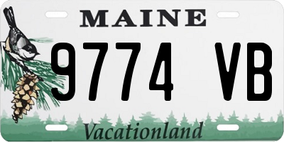 ME license plate 9774VB