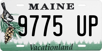 ME license plate 9775UP