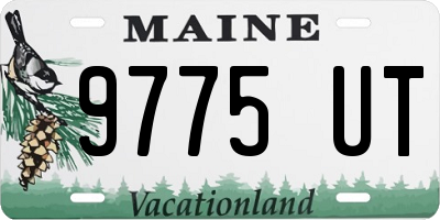 ME license plate 9775UT