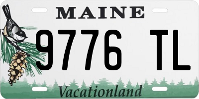 ME license plate 9776TL