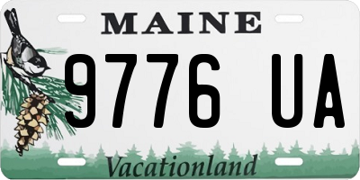 ME license plate 9776UA