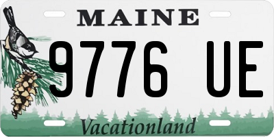 ME license plate 9776UE