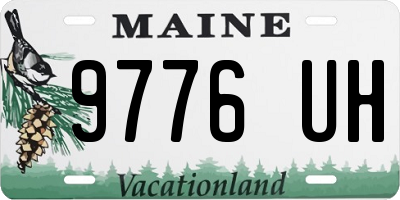 ME license plate 9776UH
