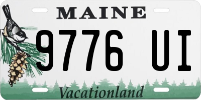 ME license plate 9776UI