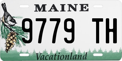 ME license plate 9779TH