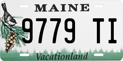 ME license plate 9779TI
