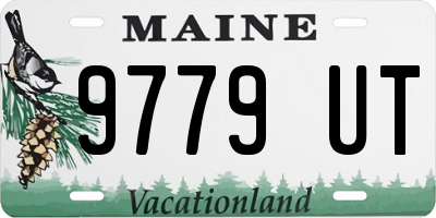 ME license plate 9779UT