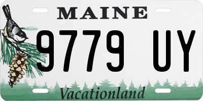 ME license plate 9779UY