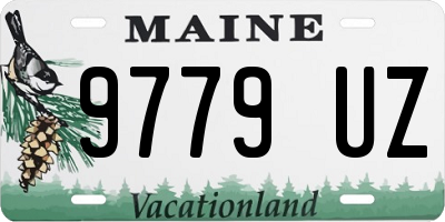 ME license plate 9779UZ