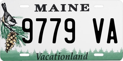 ME license plate 9779VA