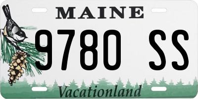 ME license plate 9780SS