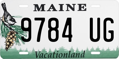 ME license plate 9784UG