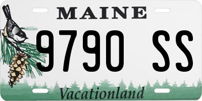ME license plate 9790SS
