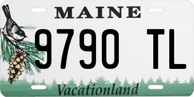 ME license plate 9790TL