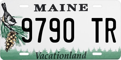 ME license plate 9790TR
