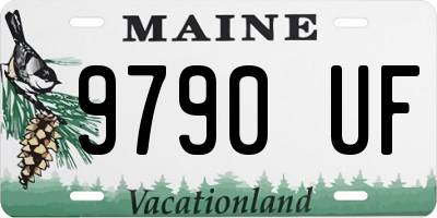 ME license plate 9790UF