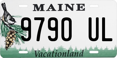 ME license plate 9790UL