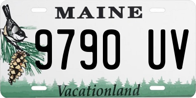 ME license plate 9790UV