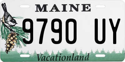 ME license plate 9790UY