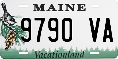 ME license plate 9790VA