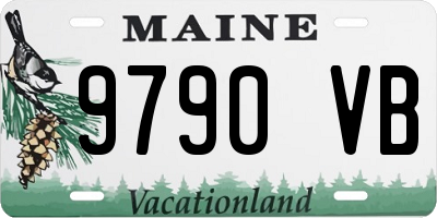 ME license plate 9790VB