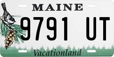 ME license plate 9791UT