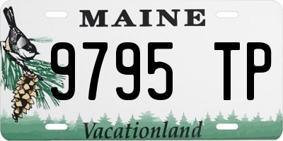 ME license plate 9795TP