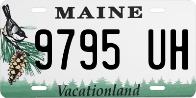 ME license plate 9795UH