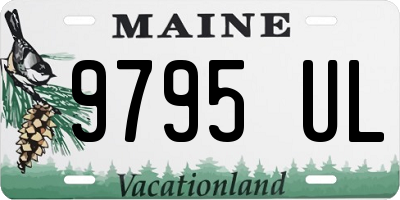 ME license plate 9795UL