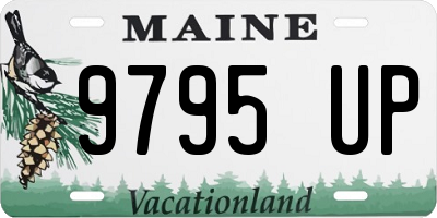 ME license plate 9795UP