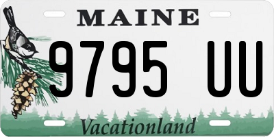 ME license plate 9795UU