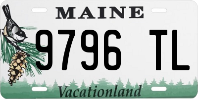 ME license plate 9796TL
