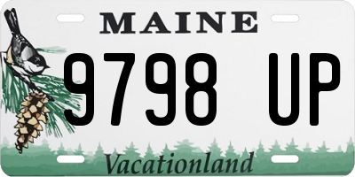 ME license plate 9798UP