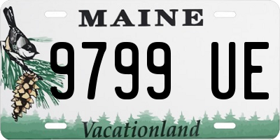 ME license plate 9799UE