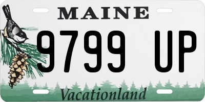 ME license plate 9799UP