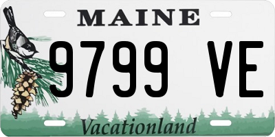 ME license plate 9799VE