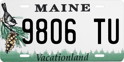 ME license plate 9806TU