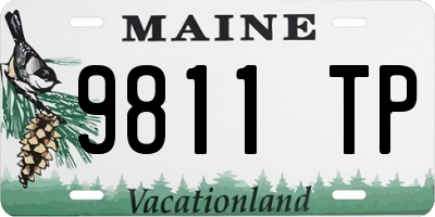 ME license plate 9811TP