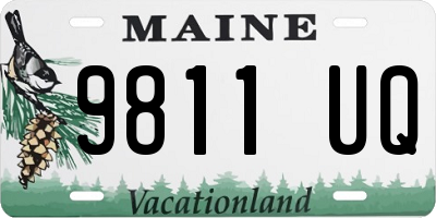 ME license plate 9811UQ