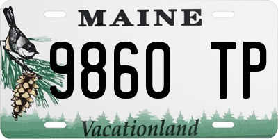 ME license plate 9860TP