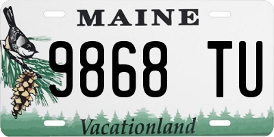 ME license plate 9868TU