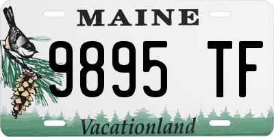 ME license plate 9895TF