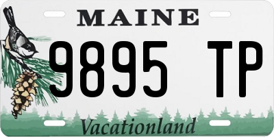 ME license plate 9895TP