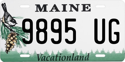 ME license plate 9895UG