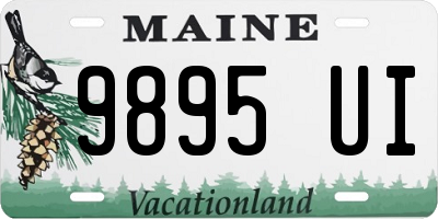 ME license plate 9895UI