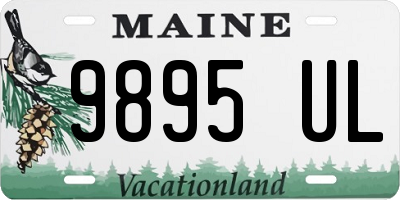 ME license plate 9895UL