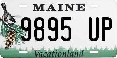 ME license plate 9895UP