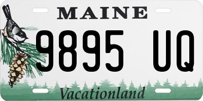 ME license plate 9895UQ